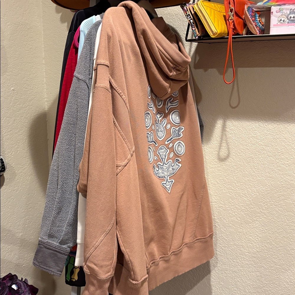 FP Movement All Your Love Oversized Zip Up Hoodie Like New! - Picture 15 of 15